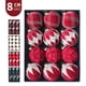 thumbnail image 2 of Adornos navideños de bolas de terciopelo de 12 quilates, perfectos para colgar en el árbol de Navidad, para fiestas navideñas en interiores y exteriores, decoración del hogar, 2 of 5