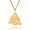 Gold, variant on Gold Trinity Knot Pendant Necklace Stainless Steel Jewelry