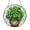 Acrylic 3.5 Inch, variant on Decorative Shamrock Clover Plant Stained Glass Style Window Suncatcher, Botanical Window Hanging Decor, Green Plant Glass Ornament