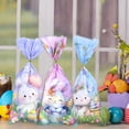 thumbnail image 3 of 100pcs Easter Gift Bags with Twist Ties, Cellophane Easter Egg Bunny Gift Wrap Treat Bags for Packing Goodies Candies Cookies Candy Sweets Party Favors, 3 of 7