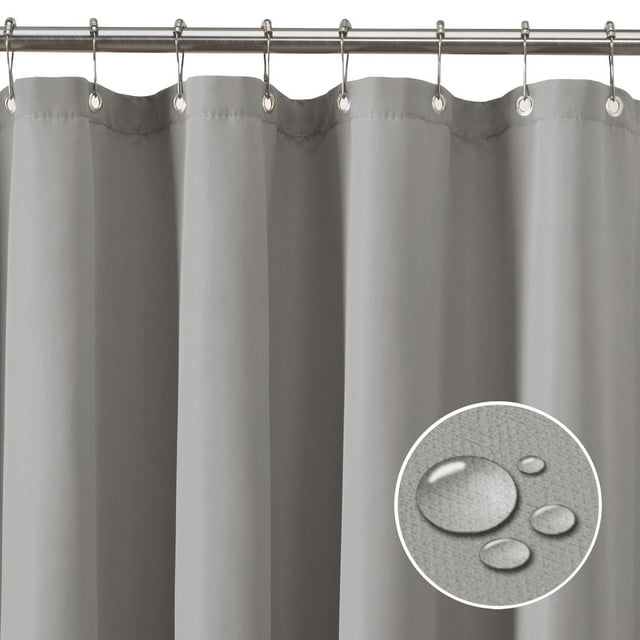 Hometrends 100% Waterproof Fabric Shower Curtain or Liner