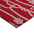 thumbnail image 3 of Addison Rugs Indoor/Outdoor Harpswell Ocean Rope Washable Rug 2'3" x 7'6" Runner - Ruby, 3 of 5