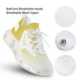 thumbnail image 3 of Aesthetic Lemon Yellow And White Gradient Walking Shoes for Men Woman Lightweight Tennis Fashion Elastic Sports Shoes Cushion Basketball Shoes, 3 of 7