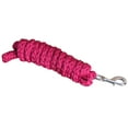 thumbnail image 2 of Horse Riding Poly Roping Lead Rope Burgundy 1/4 Inx8 Ft Snaps, 2 of 5