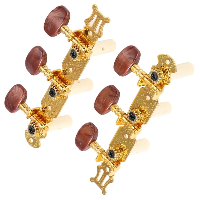 Fyydes Guitar Parts Accessories,Classical Guitar String Tuning Peg Tuner,2Pcs Classical Guitar Tuning Pegs Keys Machine Heads Tuner Set Music Instrument Accessories