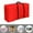 Red, variant on Large Clothing Storage Bags 100L, Clothes Storage Bag Foldable, With Zippers, Christmas Tree Storage, Reinforced Handles, Sturdy Zipper, Space Saving, 600D Cloth, Durable, Versatile