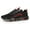 Black red, variant on Men's Mesh Air Cushion Sneakers Orthopedic Travel Plimsolls,Fashion Lace up Lightweight Non Slip Shock-Absorbing Breathable Comfort Gym Jogging Tennis Walking Work Running Shoes
