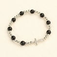 thumbnail image 2 of Women's Fashion Simple Cross Rosary Bracelet, 2 of 2