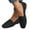 Black, variant on Viluyesy Womens Ballet Flats, Shallow Mesh Breathable Round Toe Casual Slip-On Comfort Shoes Red