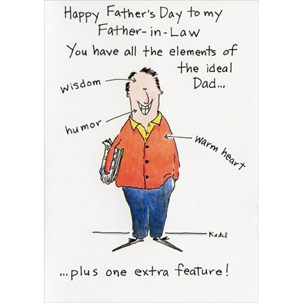 Happy Fathers Day Humor Recycled Paper Greetings No Stories Funny / Humorous Father's Day Card -  Walmart.com