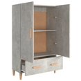 thumbnail image 2 of vidaXL Highboard Concrete Grey 70x31x115 cm Engineered Wood, 2 of 5