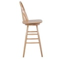 thumbnail image 4 of Winsome Wood Wagner Arrow-back Swivel Seat Bar Stool, Natural Finish, 4 of 7