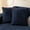 navy, variant on Pack of 2 Double sides throw pillow SUPER SOFT 3D FOLORAL PATTERN