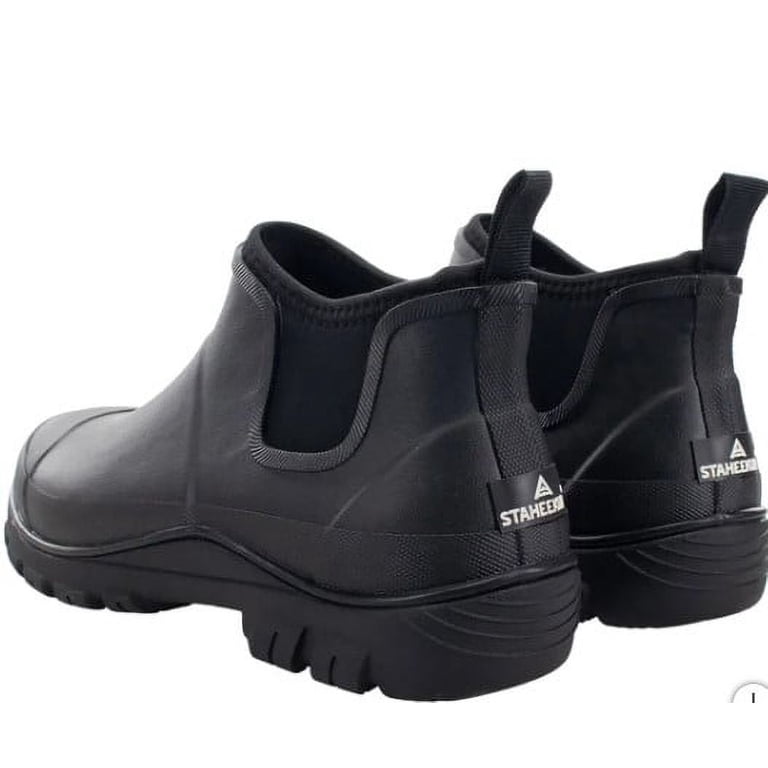 Men’s Black Staheekum Ankle Rain Boot size 12 s-l400.jpg main image 3