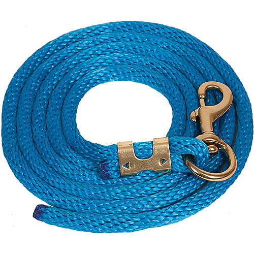 11 Colors Second Lead Ships Free NEW Mustang Poly Lead Rope with Bolt Snap 9' 