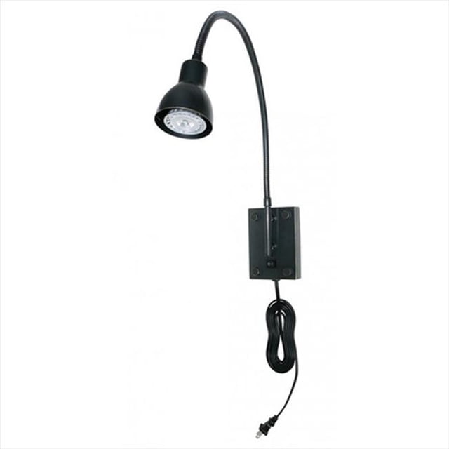 Cal Lighting BO-119-DB 120V, 3W 4000K LED Gooseneck Applique Sans Stores, Finition Bronze Foncé