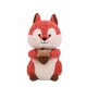 thumbnail image 1 of Muñeca de peluche con forma de ardilla roja con dibujos animados, 38 cm, 1 of 2