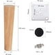thumbnail image 2 of Juego de 4 patas para muebles, KkvoGmle, Madera, 20cm, Marrón, 2 of 5