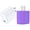 White+Purple, variant on Type C Charger Block 2 Pack, PD 20W USB C Wall Charger Fast Charging Power Station, Type C Charging Block USB C Brick Cube Power Adapter Compatible for iPhone Samsung Android, White+Purple
