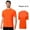 Neon Orange, variant on High Visibility Safety T-Shirt, Pure Dry Fit Hi Vis Safety Neon Green Poly Shirts | Crafted from 5.1 oz 100% Polyester Crew Neck Tee, Size 2XL, Pack of 3