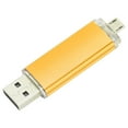 thumbnail image 4 of Memoria USB 2 en 1 OTG U Disk para almacenar fotos, videos, archivos de música, Memory Stick Golden64GB, 4 of 5
