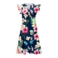 thumbnail image 4 of WILLBEST Vestidos Para Mujer Vestido Casual De Mujer Para Salidas A Casa Y Playa Con Estampado Floral Corte Holgado Ideal Para Primavera Verano Y Otoño Fácil Cuidado Para Combinar Con Joyas, 4 of 4