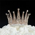 thumbnail image 1 of Tian Sweet 34031-RG 9.7 oz Rose Gold Crown Cake Topper, 1 of 1