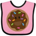 thumbnail image 3 of Inktastic Chocolate Doughnut Boys or Girls Baby Bib, 3 of 4