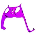 thumbnail image 2 of eXtremeRate Chrome Purple Glossy Trim Shell Replacement Clip Shell Plates for ps5 Controller BDM-010/020/030/040, 2 of 4