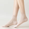 thumbnail image 5 of Voska Women's Seamless Mesh Ankle Socks Thin Breathable Moisture Wicking Odor Control Casual Daily Socks Pink One Size, 5 of 5