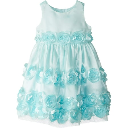Bonnie Jean Little Girls' Daisy Sequin Bonaz Dress - Cute Party Dress With Peter Pan Collar