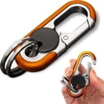 thumbnail image 2 of GUANGHONG Men’s Car Key Chain Metal Snap Hook Carabiner Keychain Loss Heavy Duty Quick Release Swivel Belt Loop Key Ring Holde, 2 of 9