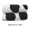 thumbnail image 7 of Naierhg Bath Towel Ultra Soft Cartoon Cow Print Design Strong Water Absorbent Lightweight Quick-drying Towel B, 7 of 7