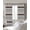 Khaki Grey, variant on Orange Grey Striped Blackout Curtains for Bedroom/Living Room, Thermal Insulated Kitchen Curtains, Farmhouse Stripes Modern Abstract Art Grommet Darkening Window Treatment Drapes 52"x63"x2