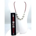 thumbnail image 1 of Vintage Cross Necklace and Bracelet Set  Handmade Jewelry in Argentina  with Genuine Leather Strap by Graciela's Collection, 1 of 7