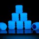 thumbnail image 5 of 4 Pcs Air Nozzle Luminous Valve Core Cover ABS 0.8cm Inner Diameter 1.6cm Height Tire Flaring Valve Stem Caps, 5 of 5
