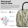 thumbnail image 5 of Insulated Lunch Bag for Women, Floral Print Oxford Fabric Lunch Box, Leakproof Thermal Cooler Tote for Work, School & Picnic, Camo, Camouflage Print, 5 of 5