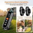 thumbnail image 6 of Honey One Electric Dog Training Collar with Remote, IPX7 Waterproof 3 Beep Vibration Shock Training Modes for All Size Dogs, 6 of 11