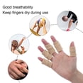 thumbnail image 4 of 10-Piece Sports Finger Sleeves Nylon Latex Silk Support Finger Elastic Thumb Sleeves Basketball Knuckle Guard Trigger Sports Finger Sleeves For Painful Relief, 4 of 7