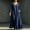 Navy, variant on Sentmoon 3/4 Length Sleeve Dresses for Women V-Neck Cute Dresses for Women Ruffle Flowy Loose Casual Beach Dresses for Business and Casual