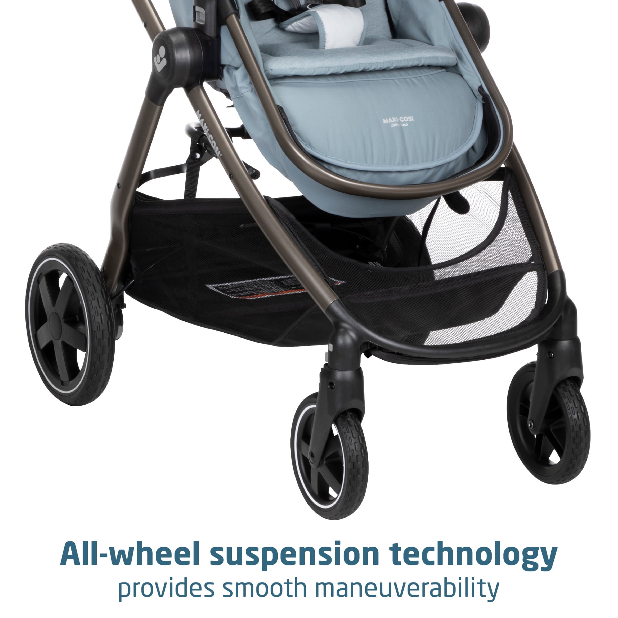 Maxi-Cosi Zelia² Luxe 5-in-1 Modular Travel System, New Hope Grey