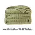 thumbnail image 3 of Throw Blankets Up to 70% Off Hwkond Milk Velvet Faray Coral Velvet Blanket Shawl Blanket Luncheon Blanket Sofa Cover Blanket Sheet(Green,150x200cm), 3 of 8
