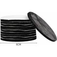 thumbnail image 1 of Pegatinas de doble cara, cinta de espuma adhesiva, almohadillas adhesivas de espuma de doble cara, almohadilla de montaje adhesiva de cinta de espuma negra, 12 piezas de 6 cm (negro), 1 of 5