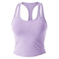thumbnail image 5 of Kingdiese Women's Detachable Bra Pad V Neck Stylish Back Sports Vest Satin Top for Women, Size S, 5 of 5