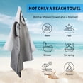 thumbnail image 4 of GZHJMY Beach Towel for Women Girls, Cute Penguins Bath Towel, Oversized Lightweight Sport Towel, 31x51 Inch, 4 of 7