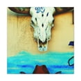 thumbnail image 1 of Cow Skull Nocturne - Canvas, 1 of 10