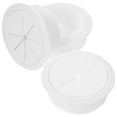 thumbnail image 2 of 3 pcs Round Cable Hole Plugs Plastic Cord Covers for Desktop Wire Management, 2 of 8