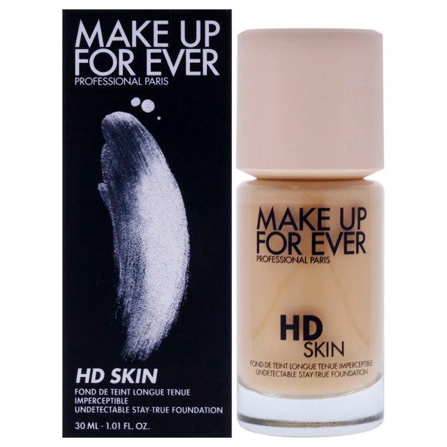 Base de maquillaje HD Skin Undetectable Stay-True - 1Y18 Warm Cashew de Make Up For Ever para mujeres - Base de maquillaje de 1,01 oz