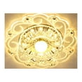thumbnail image 4 of Modern Crystal Led Ceiling Light, Featuring 5W Main Light + 6W Auxiliary Light, Wide Voltage 85-265V, Crystal + Acrylic + Stainless Steel Material, Practical Textured, 4 of 4