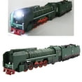 thumbnail image 4 of Locomotora de aleación CUTICAT Tren de juguete con luz musical Tren de vapor ligero Verde, 4 of 8